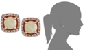 EFFY Collection Aurora by EFFY&reg; Opal (3/4 ct. t.w.) and Diamond (1/8 ct. t.w.) Stud Earrings in 14k Rose Gold